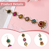 Retro Flower Alloy & Glass & ABS Plastic Hair Accessories EJEW-WH20018-02B-5