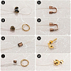 DIY Brass & Iron Jewelry Making Finding Kits DIY-SP0003-22-4