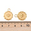 304 Stainless Steel Pendants STAS-D390-27B-G-3
