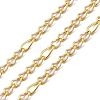 Handmade Brass Enamel Oval Link Chains CHC-L053-08G-04-1