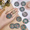 10Pcs Alloy Plastic Buckles FIND-CY0001-90-3