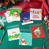 200Pcs 10 Style Christmas Theme Plastic Bakeware Bag OPP-TA0001-05-14