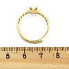 Flower Brass Adjustable Ring Settings LS-KK-G527-01D-G-3