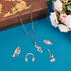 Unicraftale 5Pcs 5 Style 304 Stainless Steel Pendants STAS-UN0042-15-2