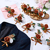 12Pcs 2 Bags PE Plastic Brooches JEWB-GO0001-24-4