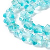 Transparent Glass Beads Strand GLAA-F112-04E-1