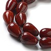 Natural Red Rainbow Jasper Beads Strands G-B106-A33-02-3