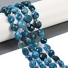 Natural Apatite Beads Strands G-B094-A26-01-1