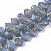 Electroplate Glass Beads Strands X-EGLA-S189-001A-01-1