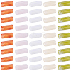 100Pcs 5 Colors Transparent Acrylic Beads OACR-SP0002-41-7