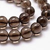 Natural Smoky Quartz Bead Strands G-G735-28-12mm-3