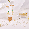30Pcs Brass Hoop Earring Findings KK-BBC0029-08-4
