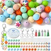 DIY Beaded Phone Charms Straps Keychain Making Kit DIY-FS0005-39C-1