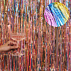 Plastic Foil Fringe Curtains DIY-WH0028-106A-6