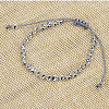 Minimalist Brass Twist Bead Braided Bead Bracelets FS-WG305E2-04-1