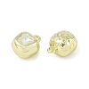 Rack Plating Alloy Beads FIND-B038-08G-2