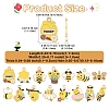 30Pcs 15 Styles Alloy Enamel Charms ENAM-YW0008-39-3