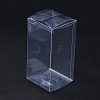 Rectangle Transparent Plastic PVC Box Gift Packaging CON-F013-01G-1