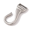 Non-Tarnish 304 Stainless Steel Hook Clasps STAS-C109-02P-2