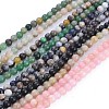 Natural Gemstone Beads Strands G-F591-03M-6mm-7