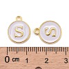 Golden Plated Alloy Charms ENAM-S118-01S-3