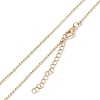 Alloy Rhinestone Pendant Necklaces NJEW-H306-A02-G-5