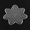 Flower ABC Plastic Pegboards used for 5x5mm DIY Fuse Beads X-DIY-Q009-15-1