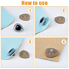 DICOSMETIC 20 Sets Plastic & Resin Safety Craft Eye DIY-DC0002-33-6