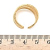 Adjustable 304 Stainless Steel Cuff Open Rings for Women RJEW-Z122-03G-06-5