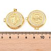 Religion Brass Locket Pendants KK-D232-19G-02-3