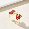 Brass Finger Rings RJEW-C165-02G-1