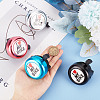 I Love My Bike Alloy Bicycle Bells FIND-WH0117-97C-3