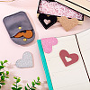 6Pcs 6 Styles PU Leather Bookmarks AJEW-TA0002-03-7