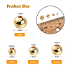 500Pcs 4 Styles Brass Round Spacer Beads KK-CJ0001-79-2