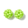 Handmade Plastic Woven Beads KY-P015-04F-2