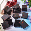 10Pcs Hot Stamping Planet Cardboard Jewelry Packaging Boxes CON-TA0001-44B-9