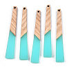 Translucent Resin & Ash Wood Big Pendants RESI-TAC0017-46-B01-3