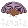 Acrylic Chinese Fan Display Stands ODIS-WH0007-76A-1