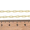 2.4MM Brass Paperclip Chain Necklaces for Women KK-CBA2293-17G-5
