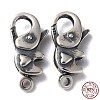 925 Thailand Sterling Silver Lobster Claw Clasps STER-D003-59B-AS-1