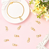 10Pcs Brass Pave Cubic Zirconia Pendants KK-BBC0022-58-4