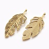 Tibetan Style Alloy Leaf Big Pendants X-PALLOY-A15448-AG-NF-2