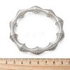 304 Stainless Steel Stretch Bangles for Women BJEW-P315-02C-P-5