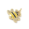 Brass Micro Pave Cubic Zirconia Pendants KK-H537-19B-G-2