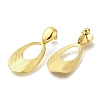 PVD Vacuum Plating 304 Stainless Steel Teardrop Stud Earrings for Women EJEW-S227-53G-2