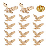 15Pcs Alloy Brooch JEWB-DC0006-49KCG-1