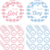 Flat Round Self-Adhesive Stickers DIY-WH0928-001-1
