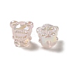 UV Plating Rainbow Iridescent Acrylic Beads LS-PACR-M002-01E-2