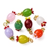 Handmade Lampwork Pendants LAMP-Z012-01G-1