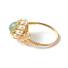 Natural Green Aventurine Finger Ring for Girl Women X1-RJEW-TA00012-1-7